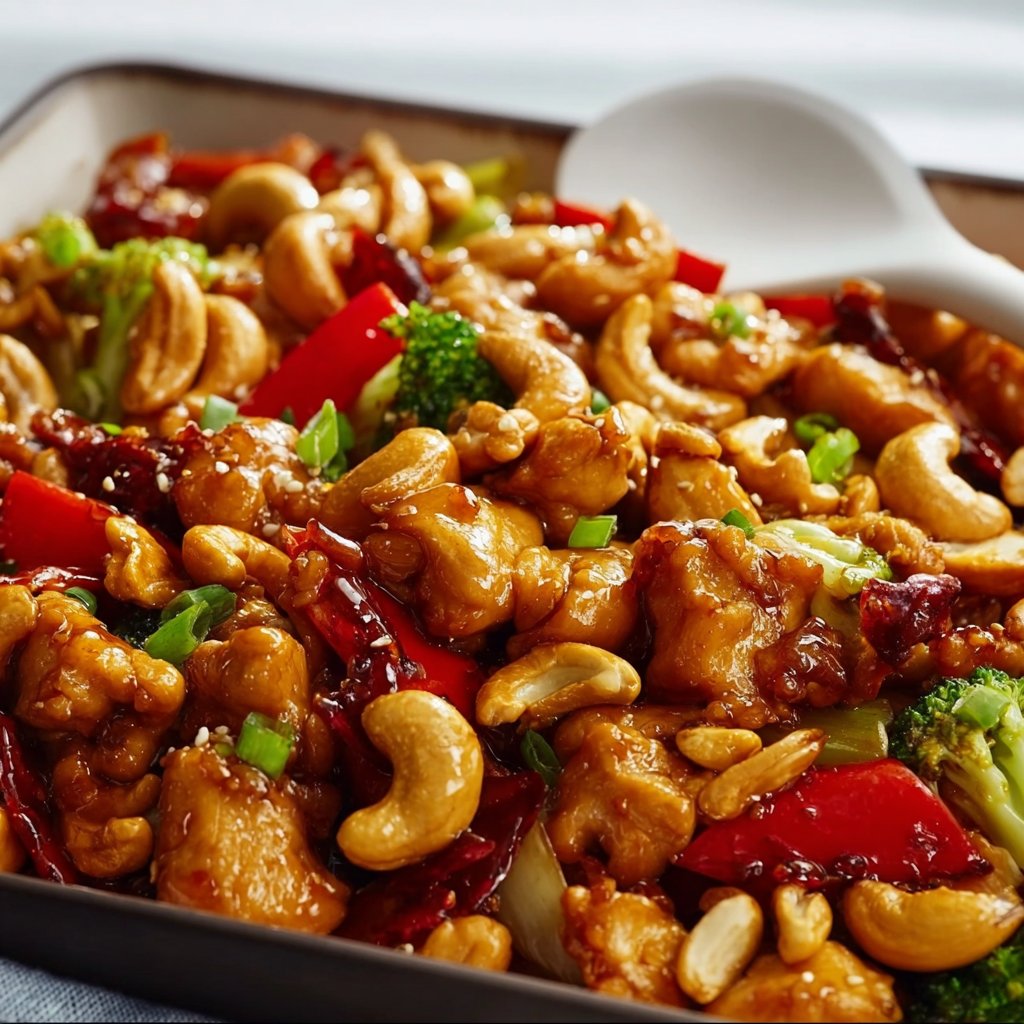 Sheet Pan Cashew Chicken