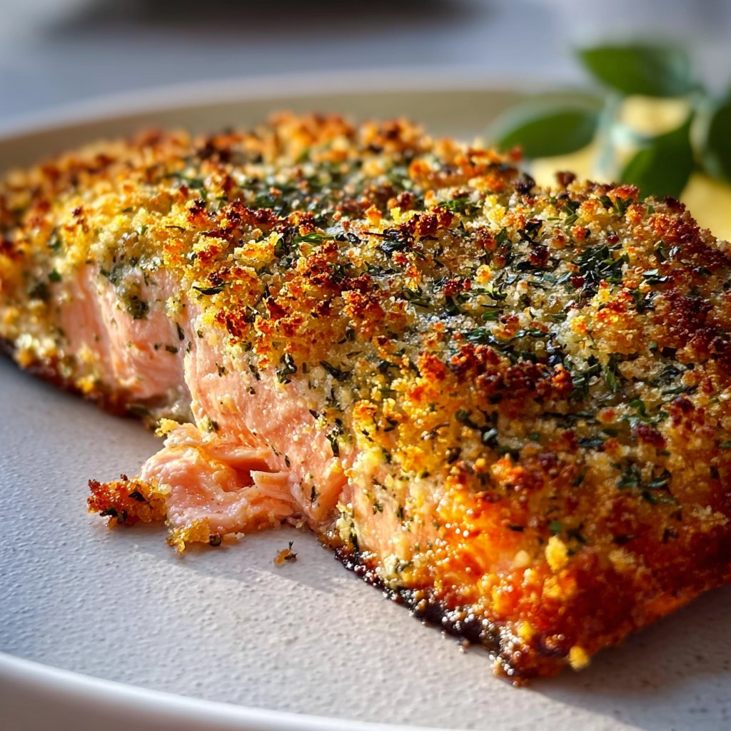 Crispy Parmesan Salmon Bake 2 Crispy Parmesan Salmon Bake