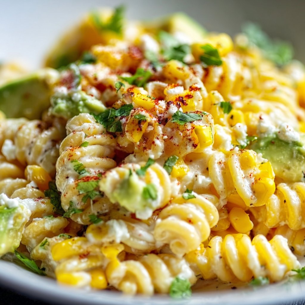 Perfect Mexican Street Corn Pasta Salad - homefoodkitchen 2 Perfect Mexican Street Corn Pasta Salad - homefoodkitchen