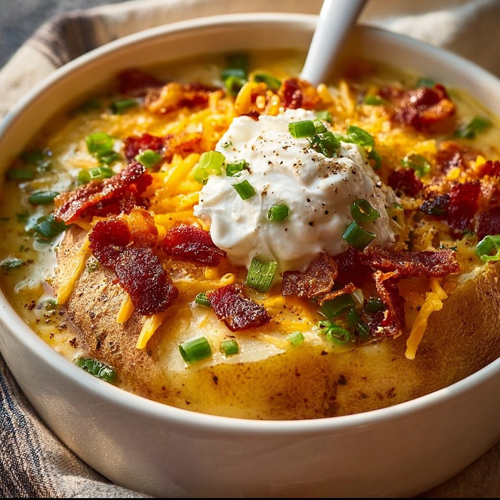 Loaded Baked Potato Soup 2 Loaded Baked Potato Soup