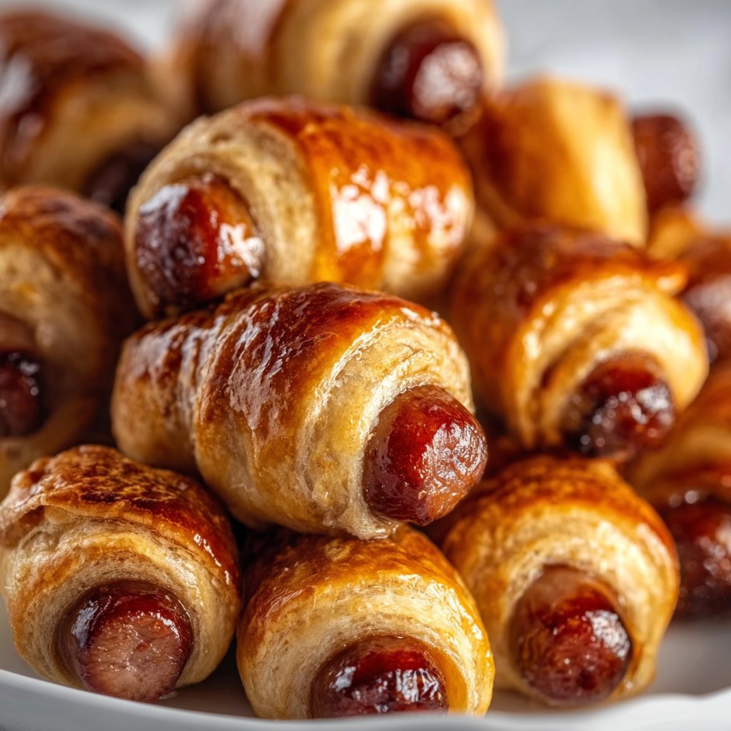 Glazed Pigs in a Blanket