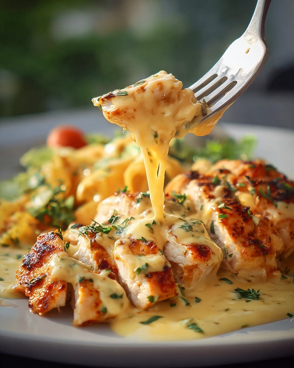 Mexican Chicken with Cheese Sauce 2 Mexican Chicken with Cheese Sauce
