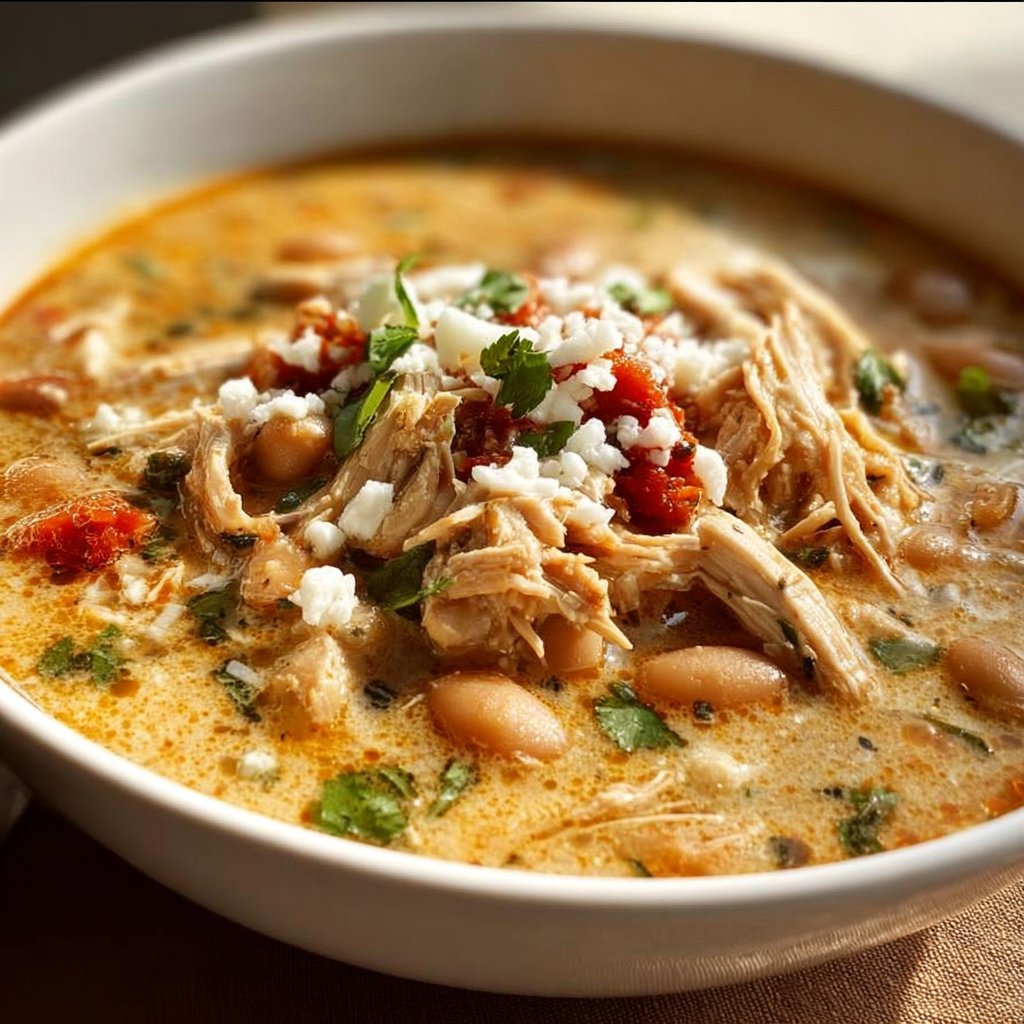 35-Minute White Cheddar Apple Chicken Chili You'll Crave 2 35-Minute White Cheddar Apple Chicken Chili You'll Crave