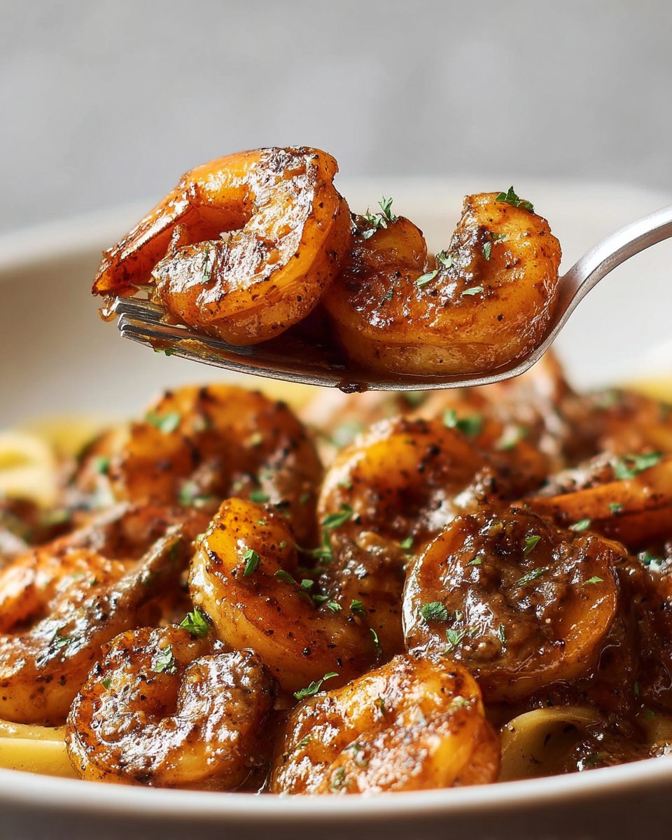 Blackened Shrimp Stroganoff 2 Blackened Shrimp Stroganoff