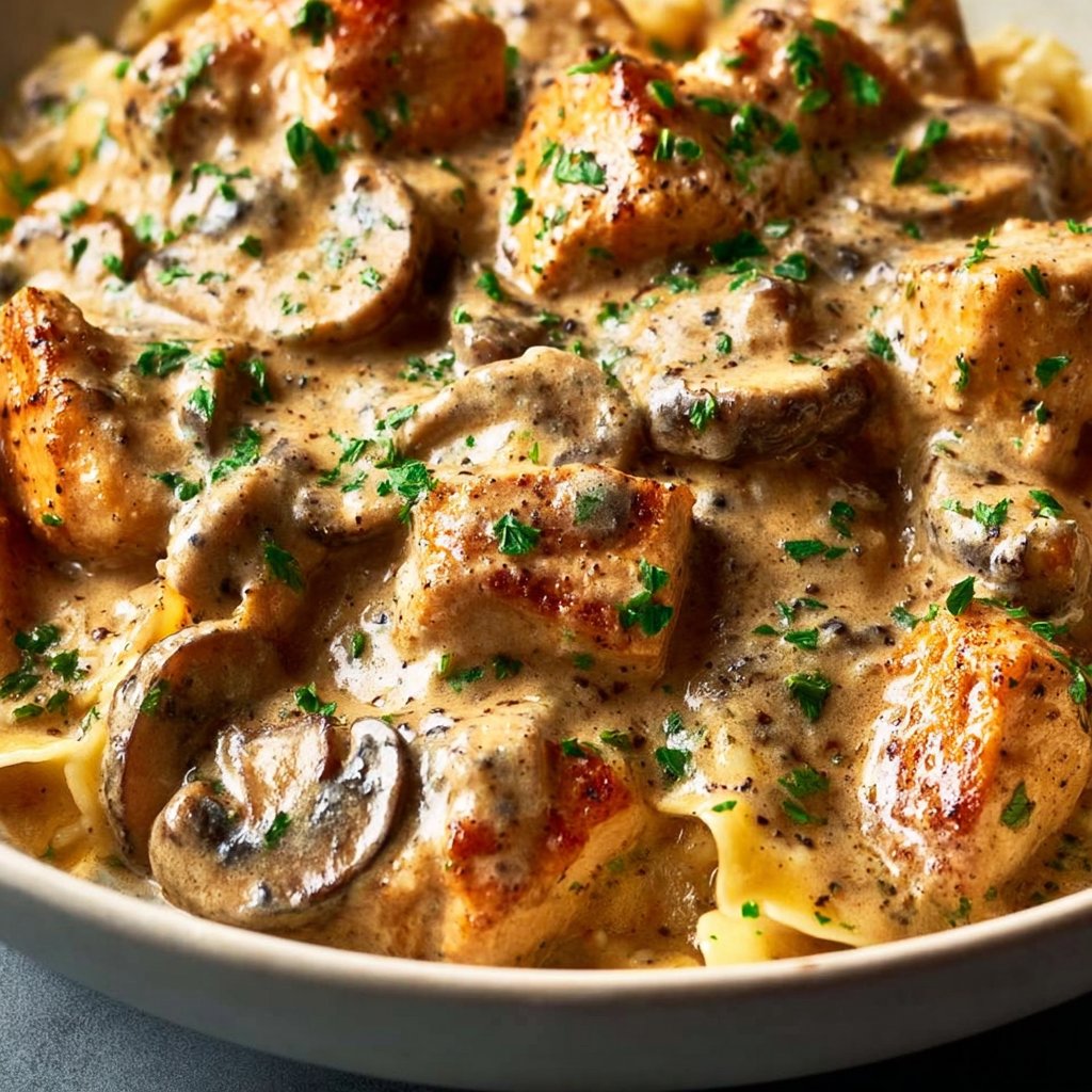 Quick Chicken Stroganoff 2 Quick Chicken Stroganoff