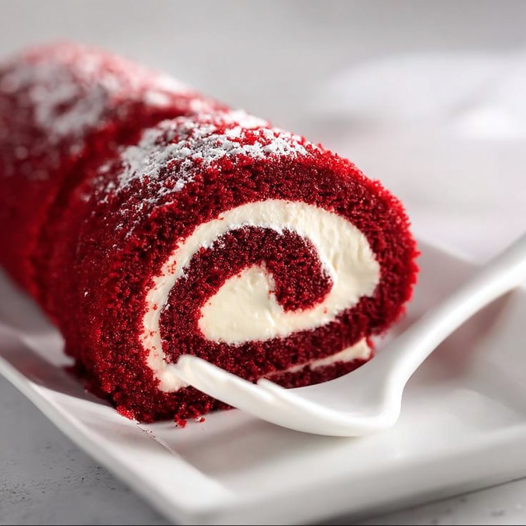 Red Velvet Cake Roll 2 Red Velvet Cake Roll