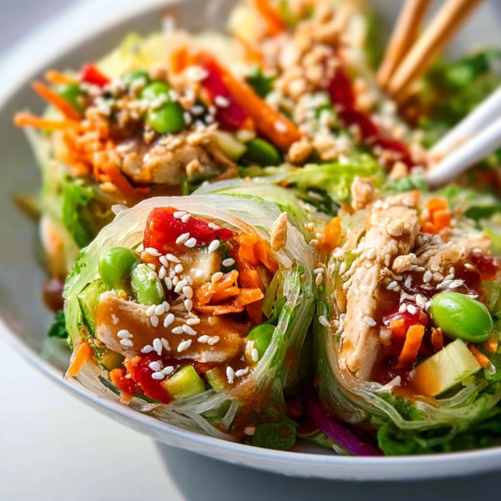 Spring Roll Salad with Spicy Ginger Dressing: An Incredible Ultimate Recipe