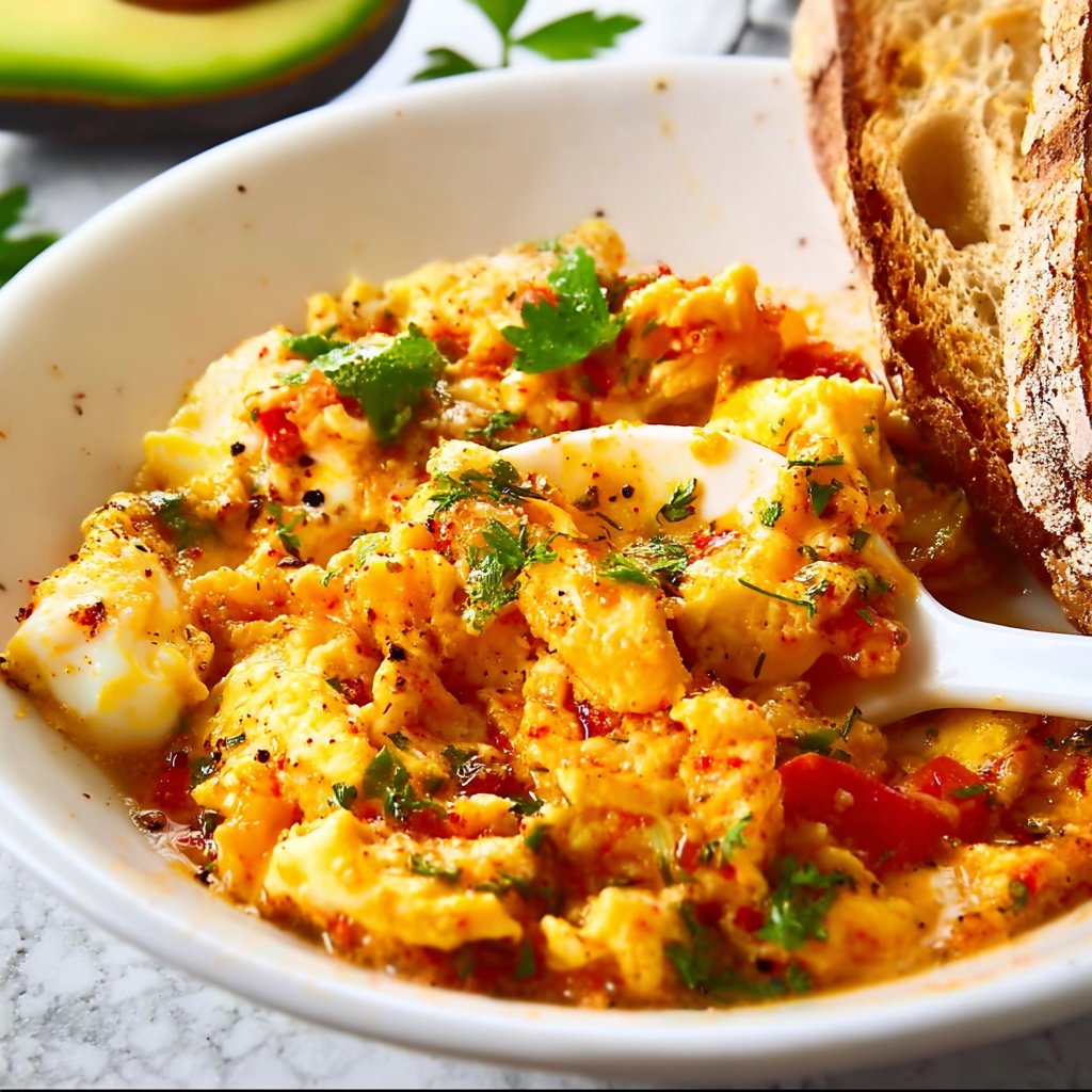 Traditional Turkish Egg Scramble 2 Traditional Turkish Egg Scramble