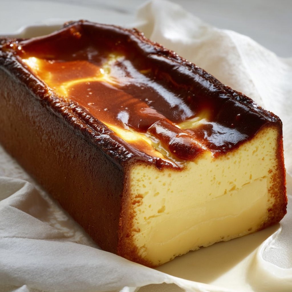 Indulgent Burnt Basque Cheesecake in a Loaf Pan You'll Love 2 Indulgent Burnt Basque Cheesecake in a Loaf Pan You'll Love