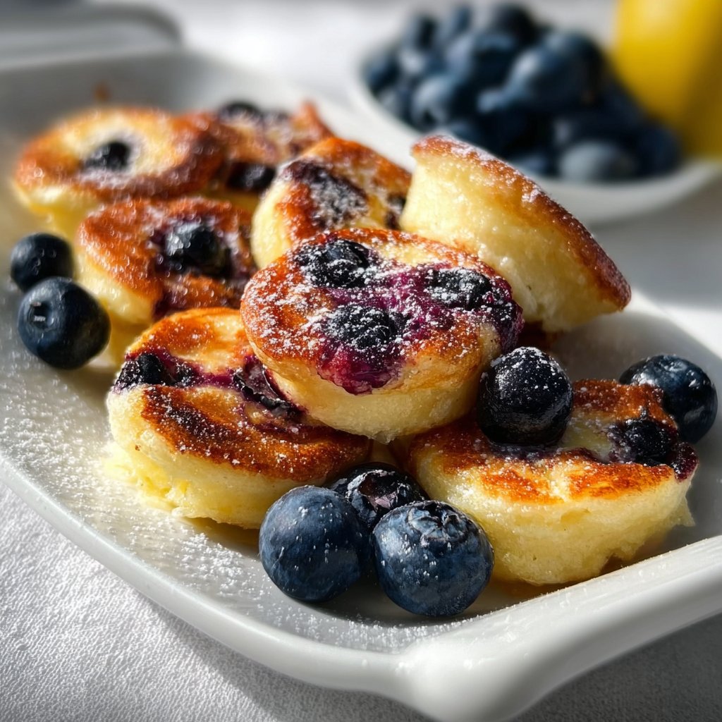 Blueberry Lemon Pancake Bites 2 Blueberry Lemon Pancake Bites