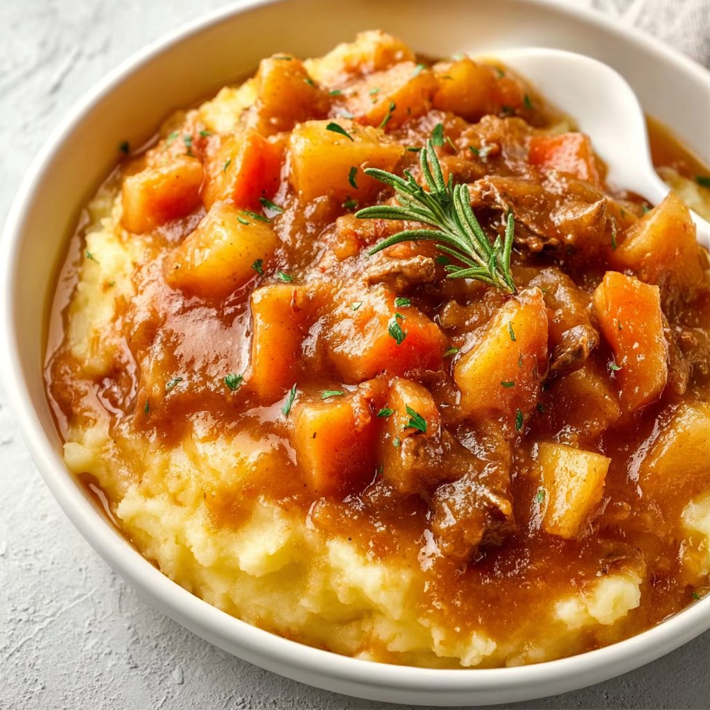 Fall Apple Cider Stew Mash