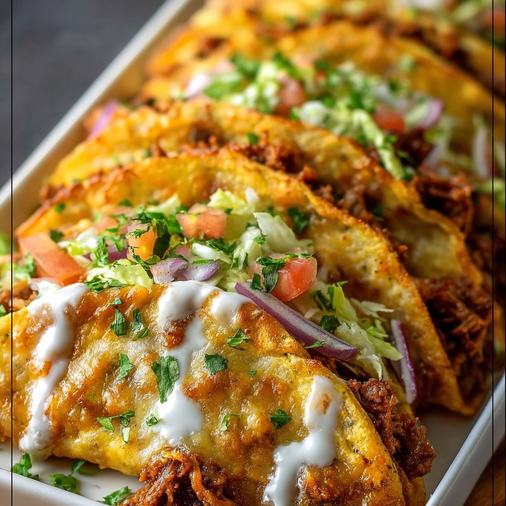 Oven-Baked Cheesy Tacos (Crispy & Loaded) You’ll Love!