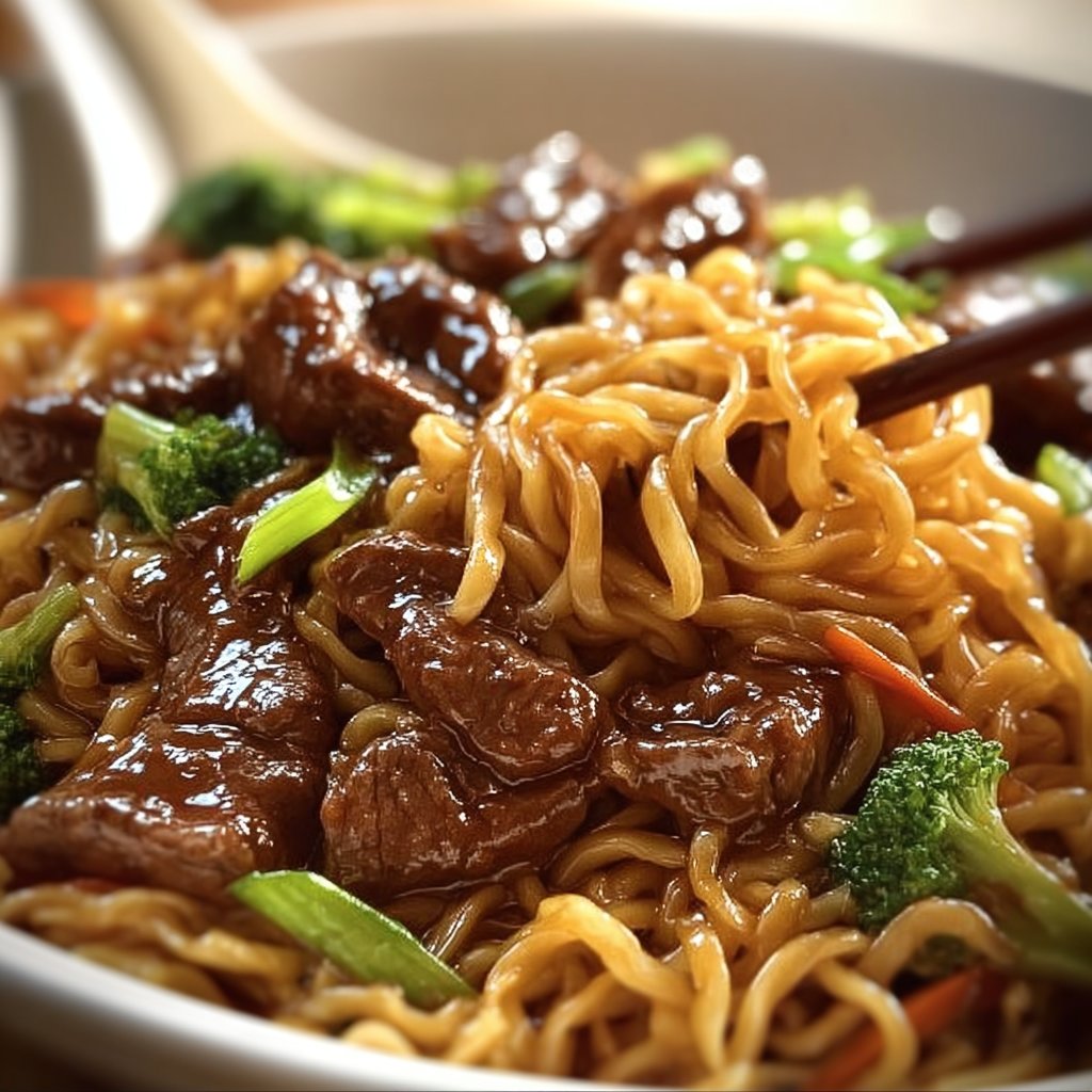 Sticky Beef Noodles 2 Sticky Beef Noodles