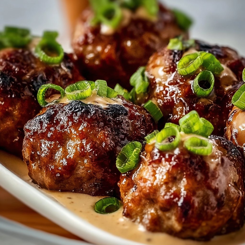 Korean BBQ Meatballs