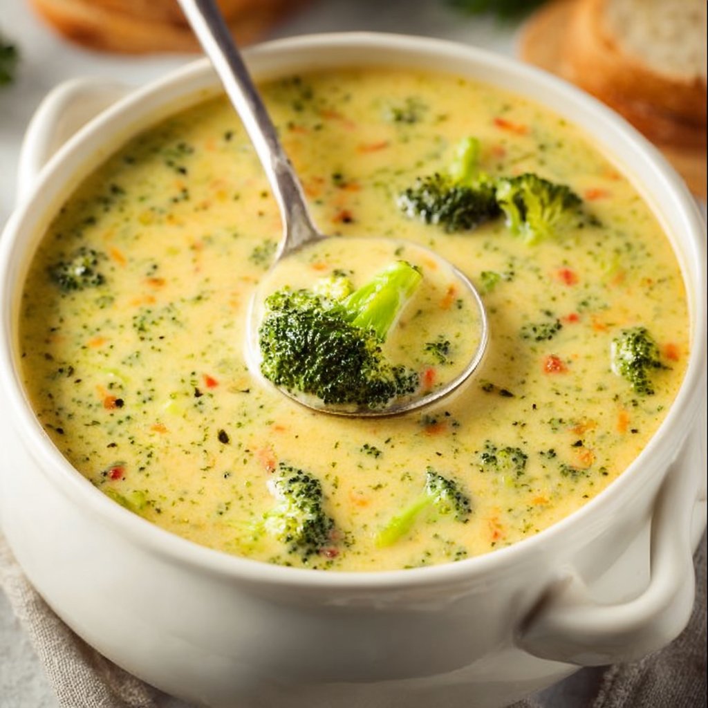 Protein-Packed Broccoli Cheddar Delight Soup 2 Protein-Packed Broccoli Cheddar Delight Soup