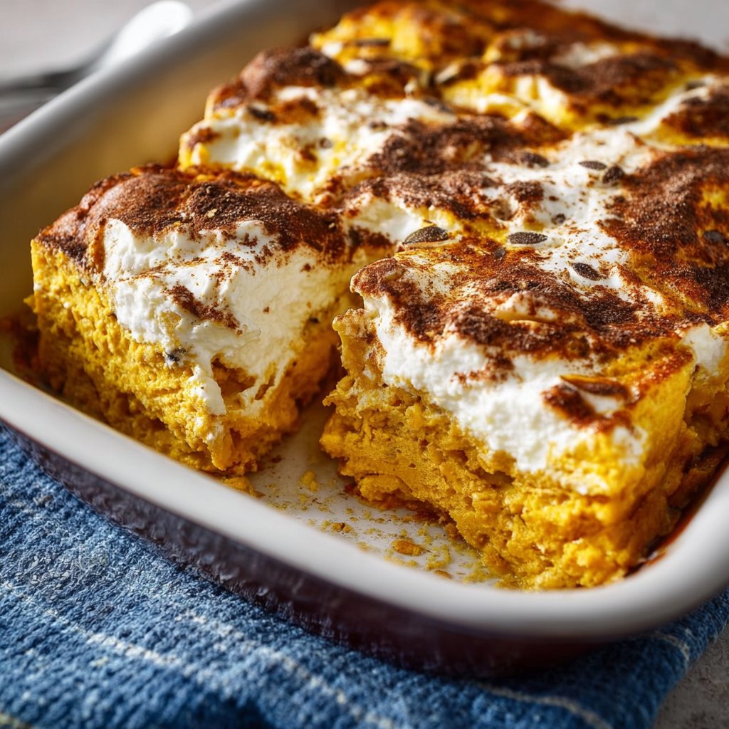 Pumpkin Cottage Cheese Bake