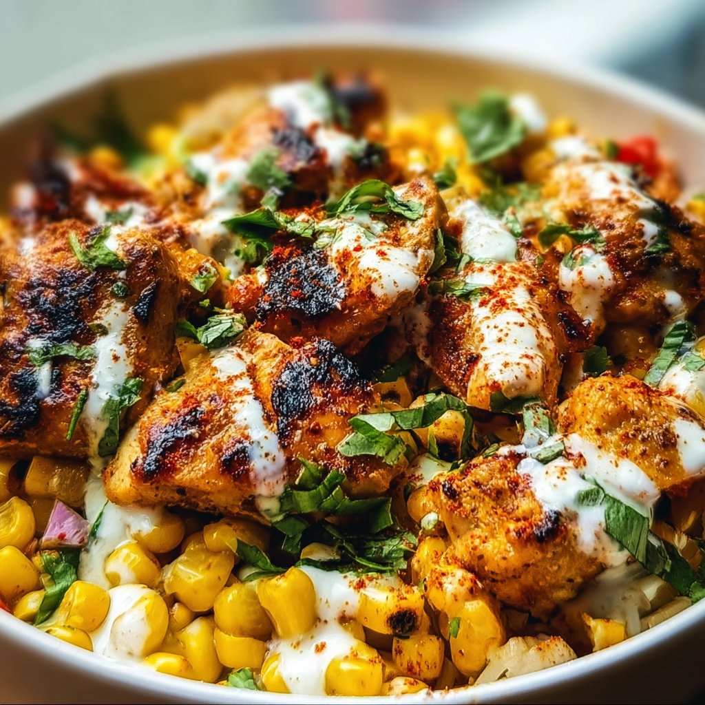 Tasty Street Corn Chicken Bowl 2 Tasty Street Corn Chicken Bowl