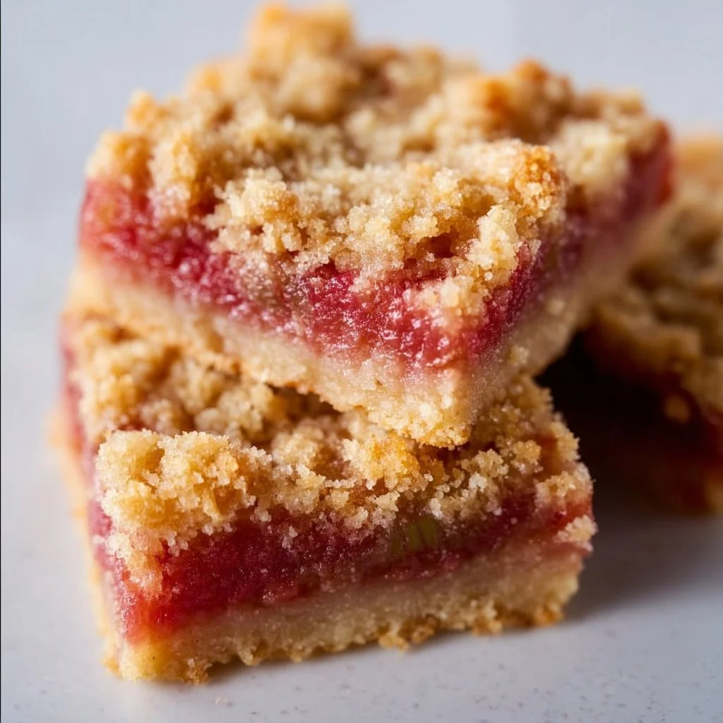 3 Ingredient Rhubarb Squares 3 3 Ingredient Rhubarb Squares