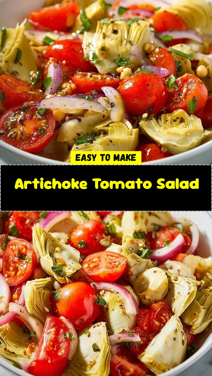 Artichoke Tomato Salad 2 Artichoke Tomato Salad