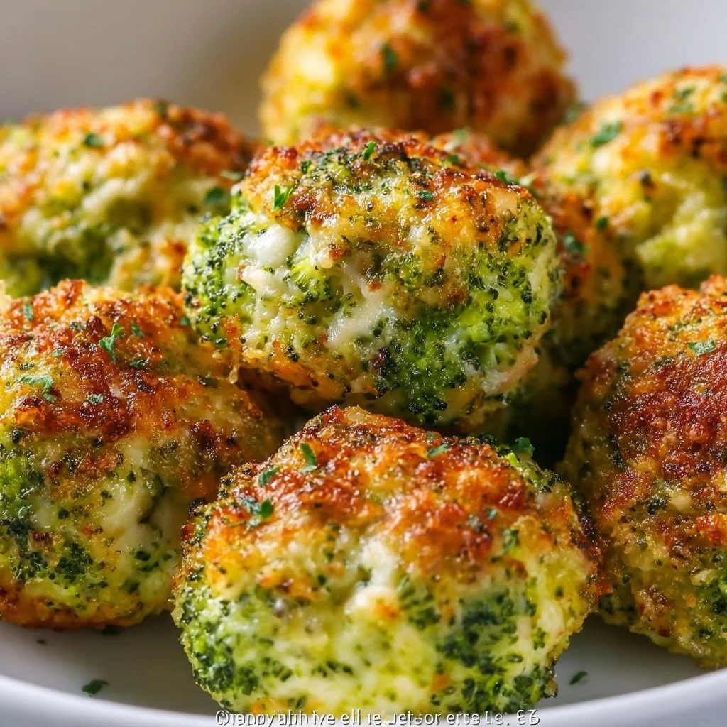 Baked Broccoli Cheese Balls 3 Baked Broccoli Cheese Balls