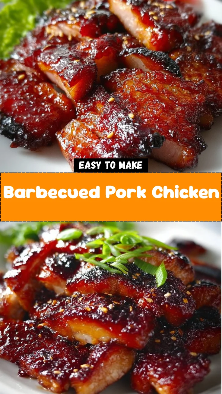 Barbecued Pork Chicken 2 Barbecued Pork Chicken