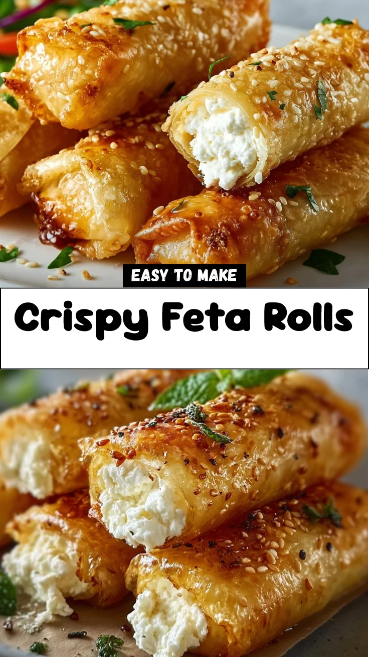Crispy Feta Rolls 2 Crispy Feta Rolls