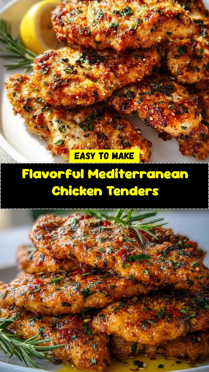 Flavorful Mediterranean Chicken Tenders 2 Flavorful Mediterranean Chicken Tenders