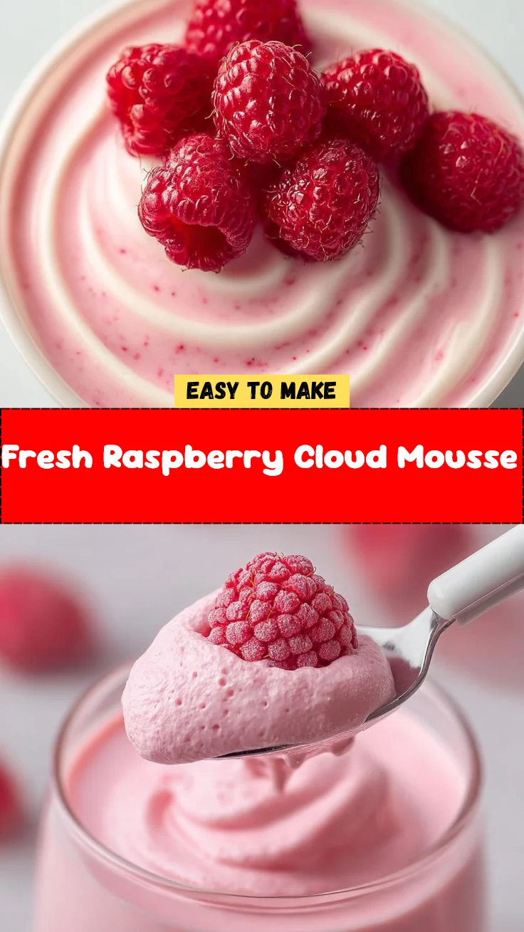 Fresh Raspberry Cloud Mousse 2 Fresh Raspberry Cloud Mousse
