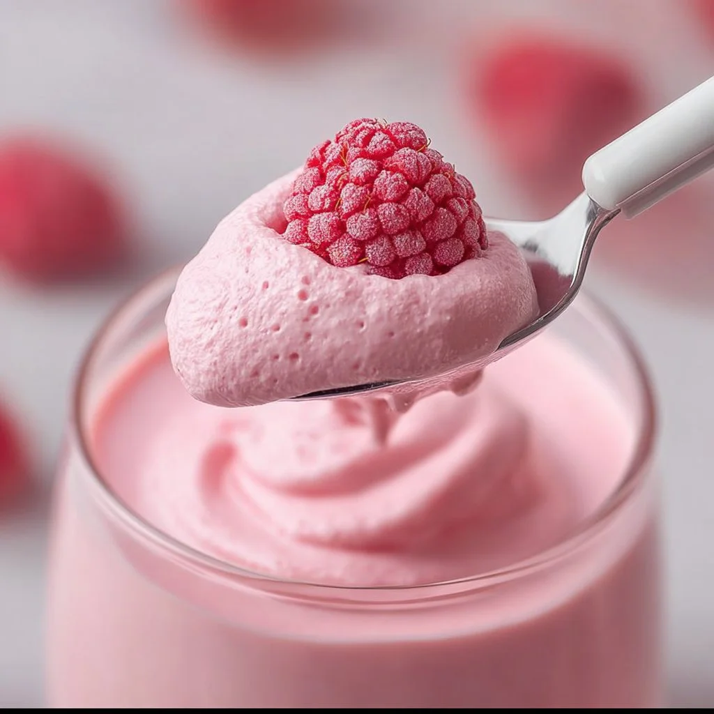 Fresh Raspberry Cloud Mousse 3 Fresh Raspberry Cloud Mousse