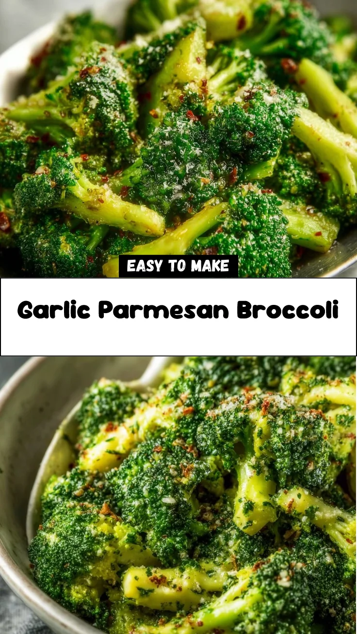 Garlic Parmesan Broccoli