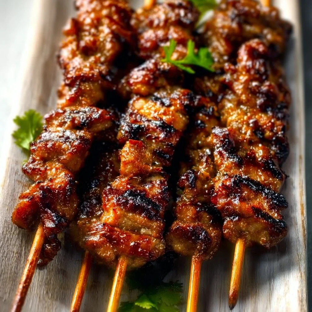 Grilled Thai Coconut Chicken Skewers 3 Grilled Thai Coconut Chicken Skewers Recipe