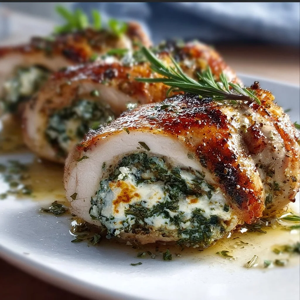 Herbed Ricotta Stuffed Chicken Rolls 2 Herbed Ricotta Stuffed Chicken Rolls for a Cozy Dinner Delight