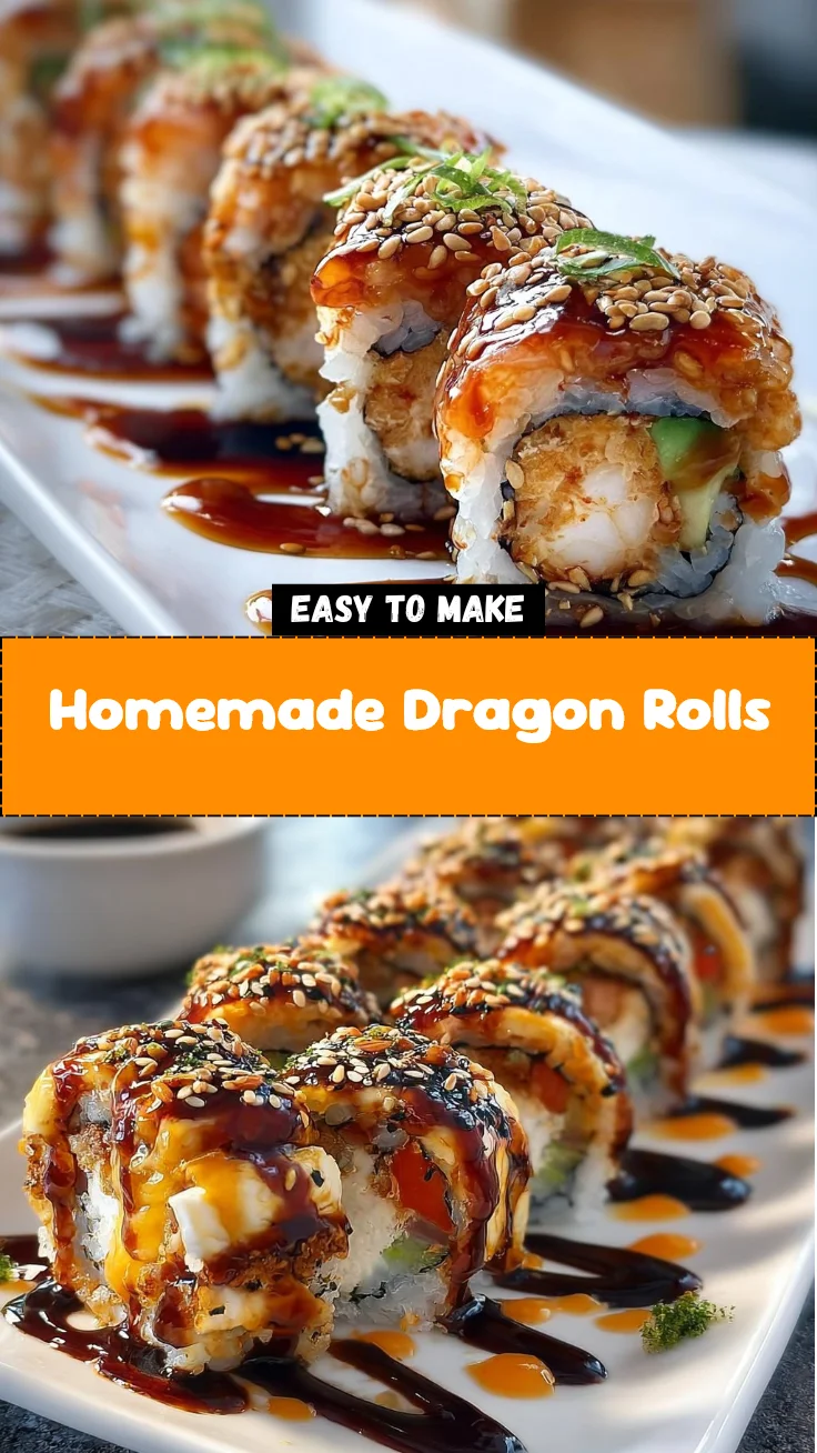 Homemade Dragon Rolls 2 Homemade Dragon Rolls
