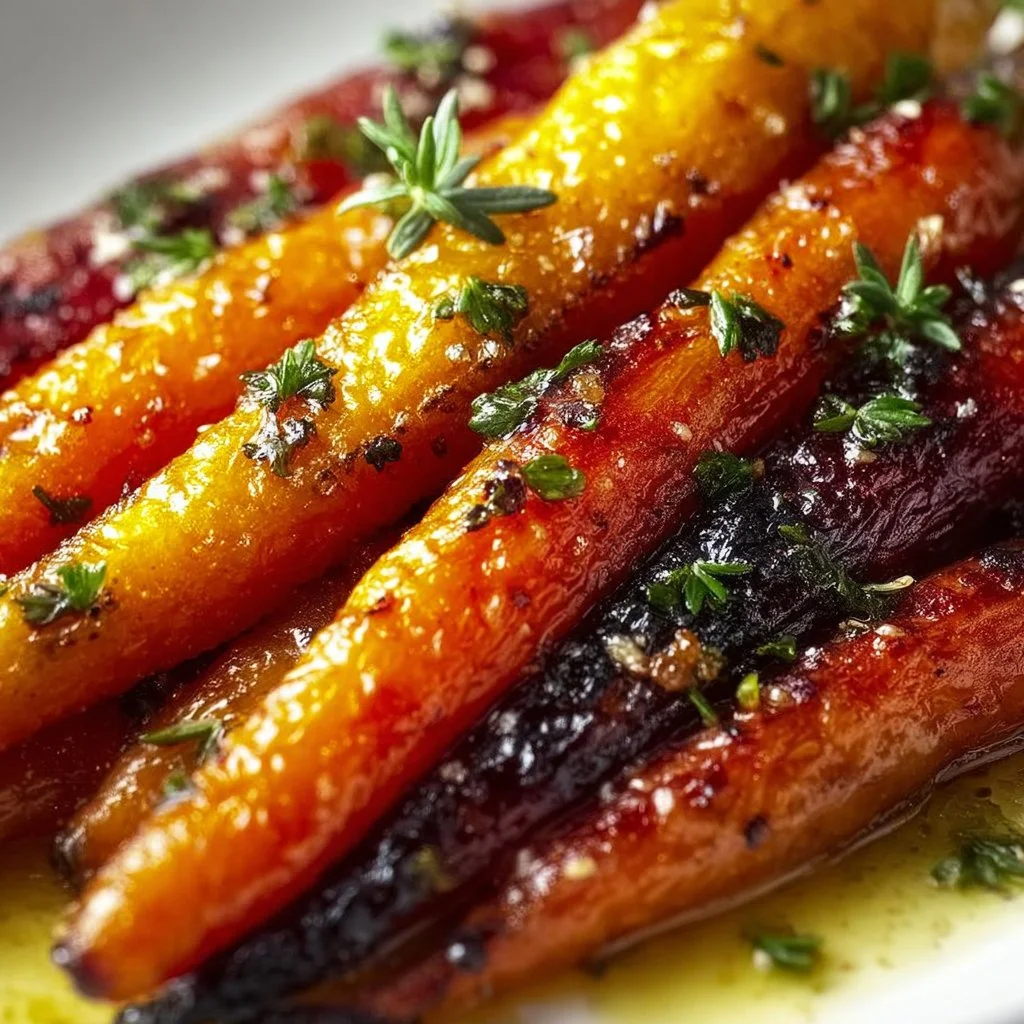 Honey-Glazed Roasted Smashed Carrots 3 Honey-Glazed Roasted Smashed Carrots