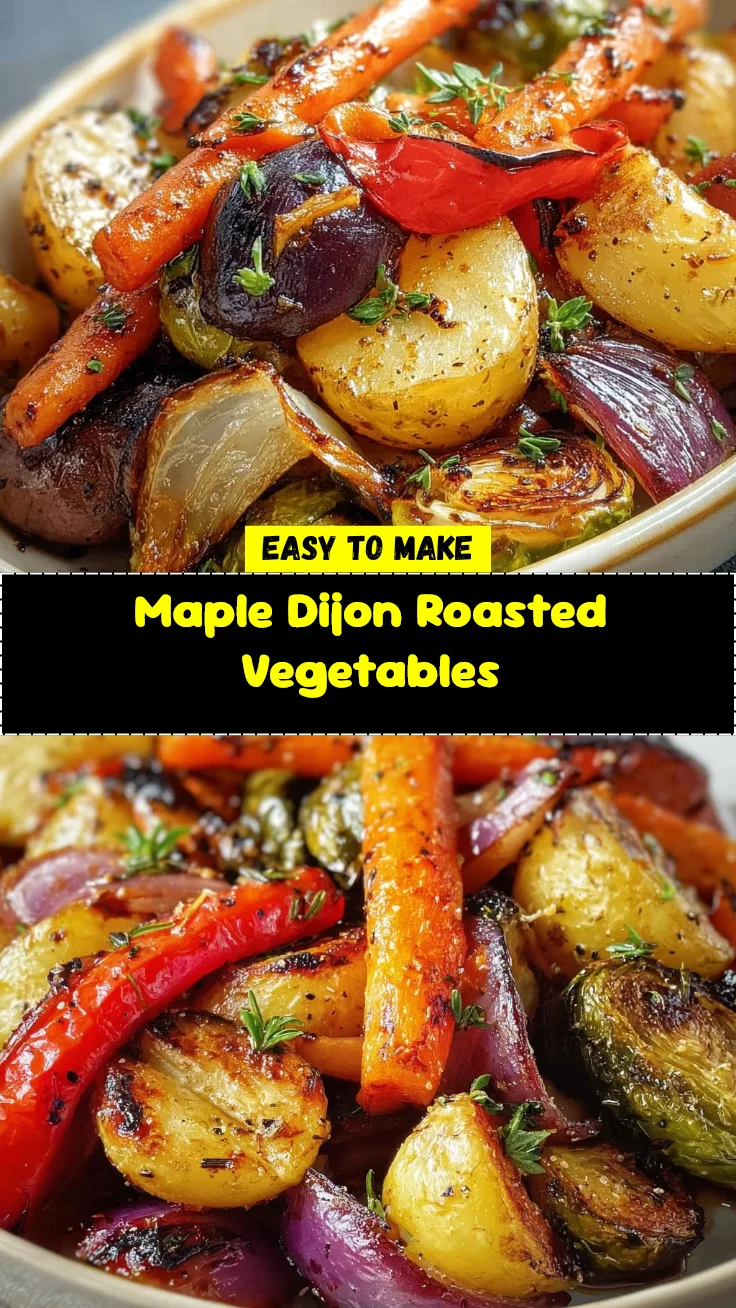 Maple Dijon Roasted Vegetables 2 Maple Dijon Roasted Vegetables
