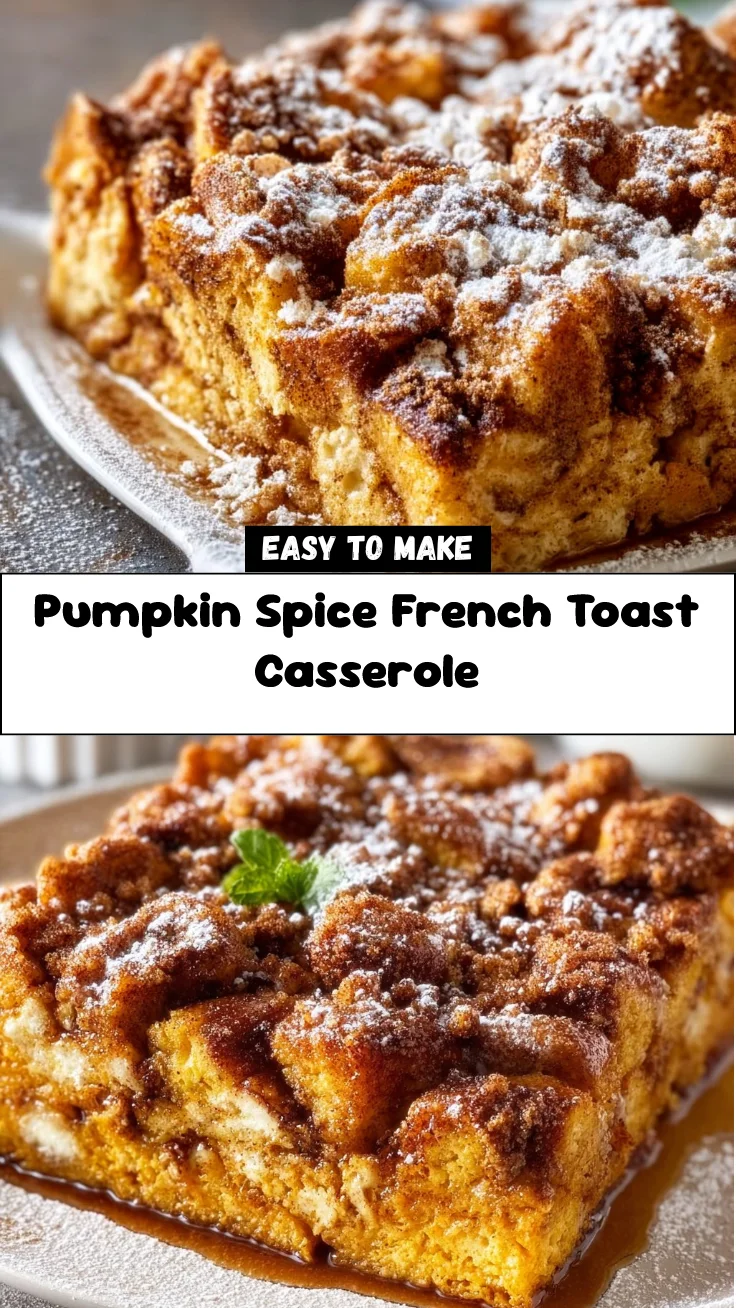Pumpkin Spice French Toast Casserole 2 Pumpkin Spice French Toast Casserole