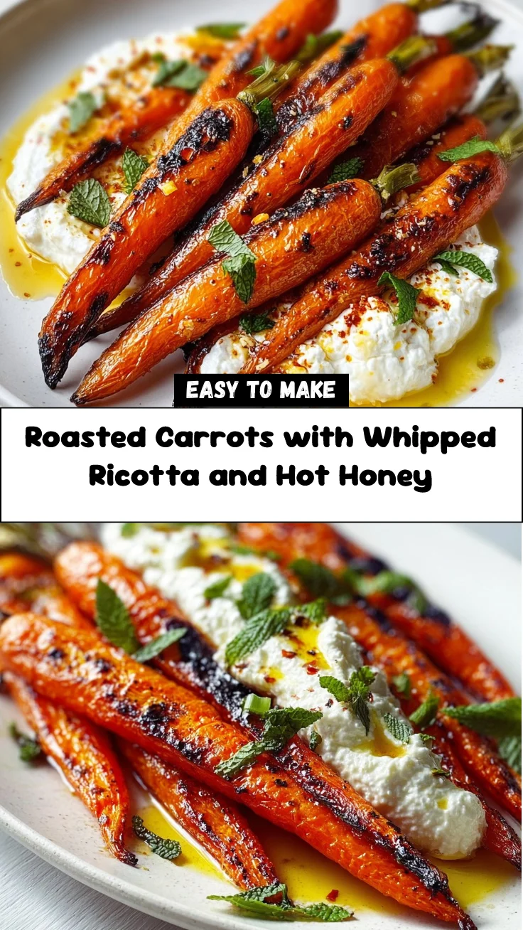 Roasted Carrots with Whipped Ricotta and Hot Honey 2 Roasted Carrots with Whipped Ricotta and Hot Honey