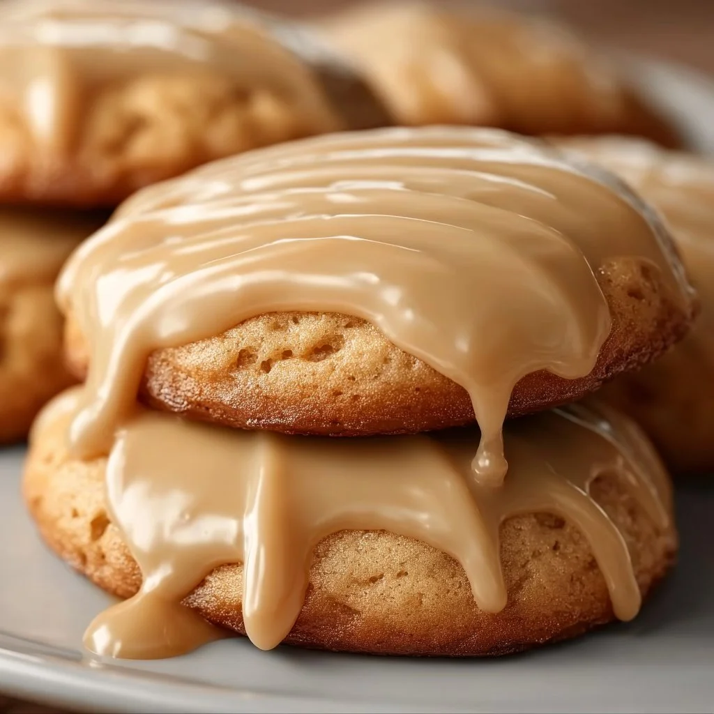 Soft Maple Cookies with Brown Butter Icing