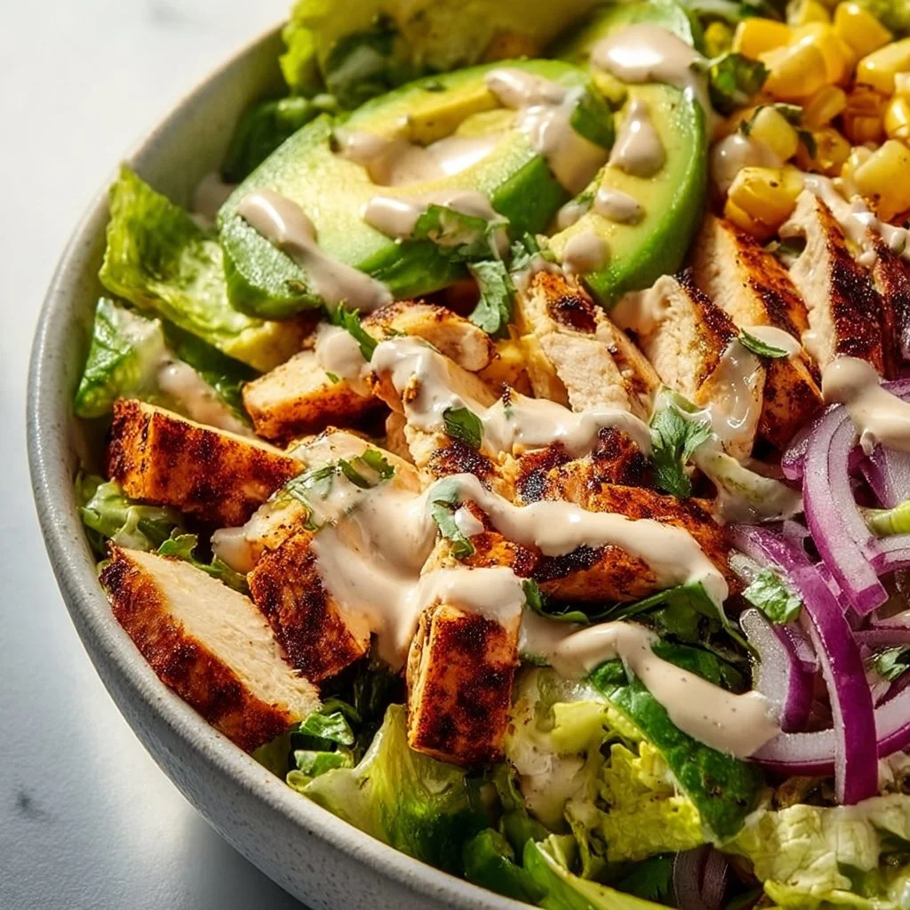 Spicy Avocado Ranch Salad 3 Spicy Avocado Ranch Salad