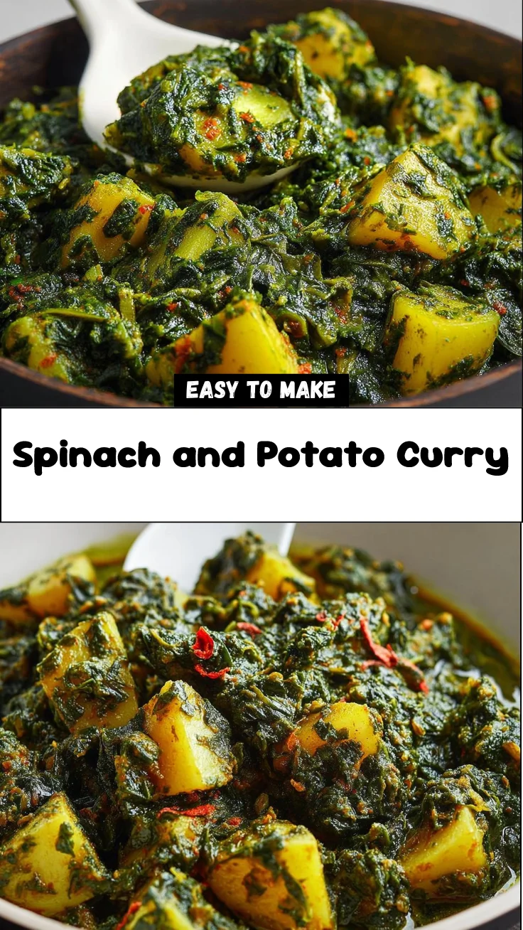 Spinach and Potato Curry 2 Spinach and Potato Curry
