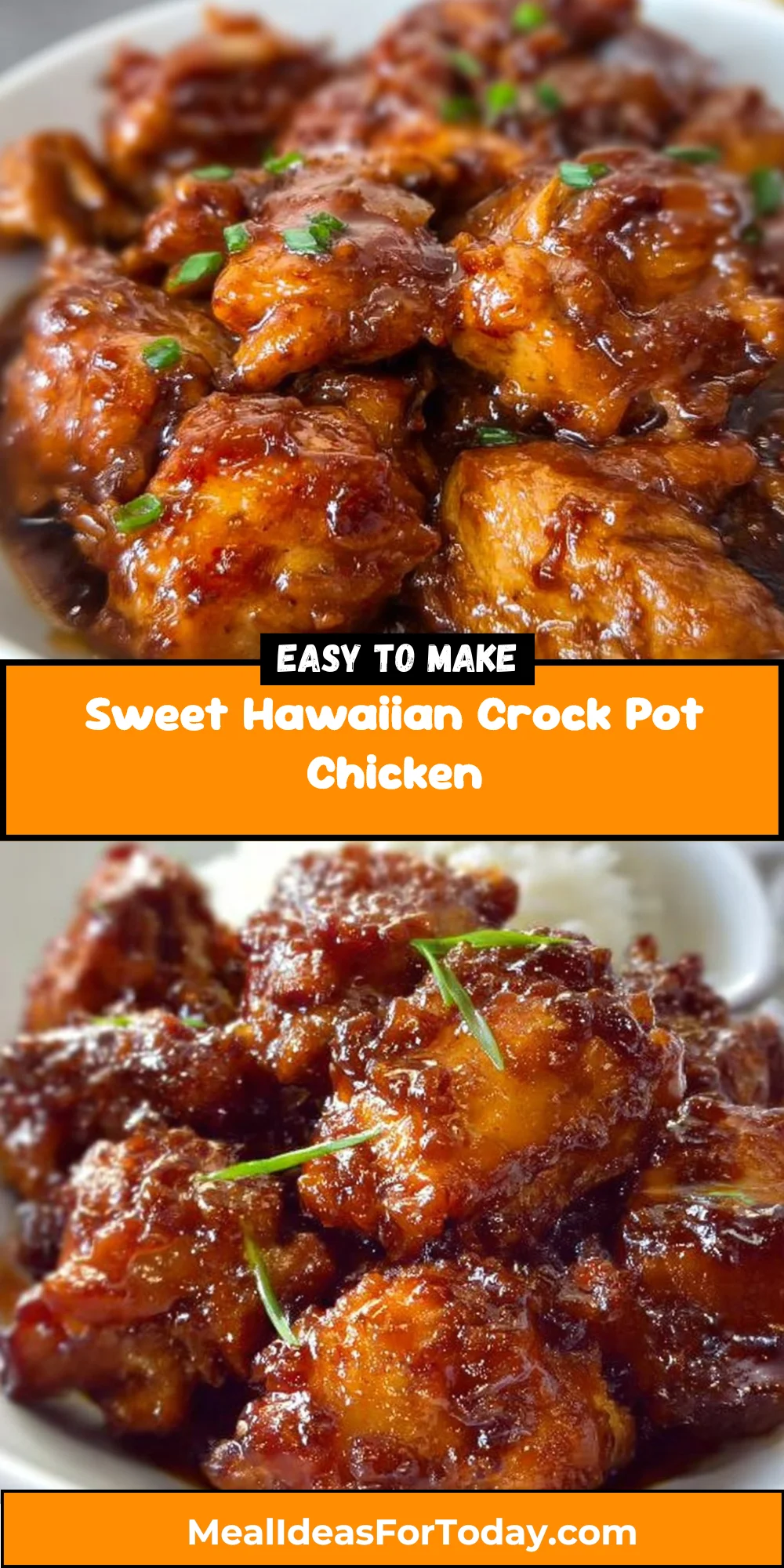 Sweet Hawaiian Crock Pot Chicken