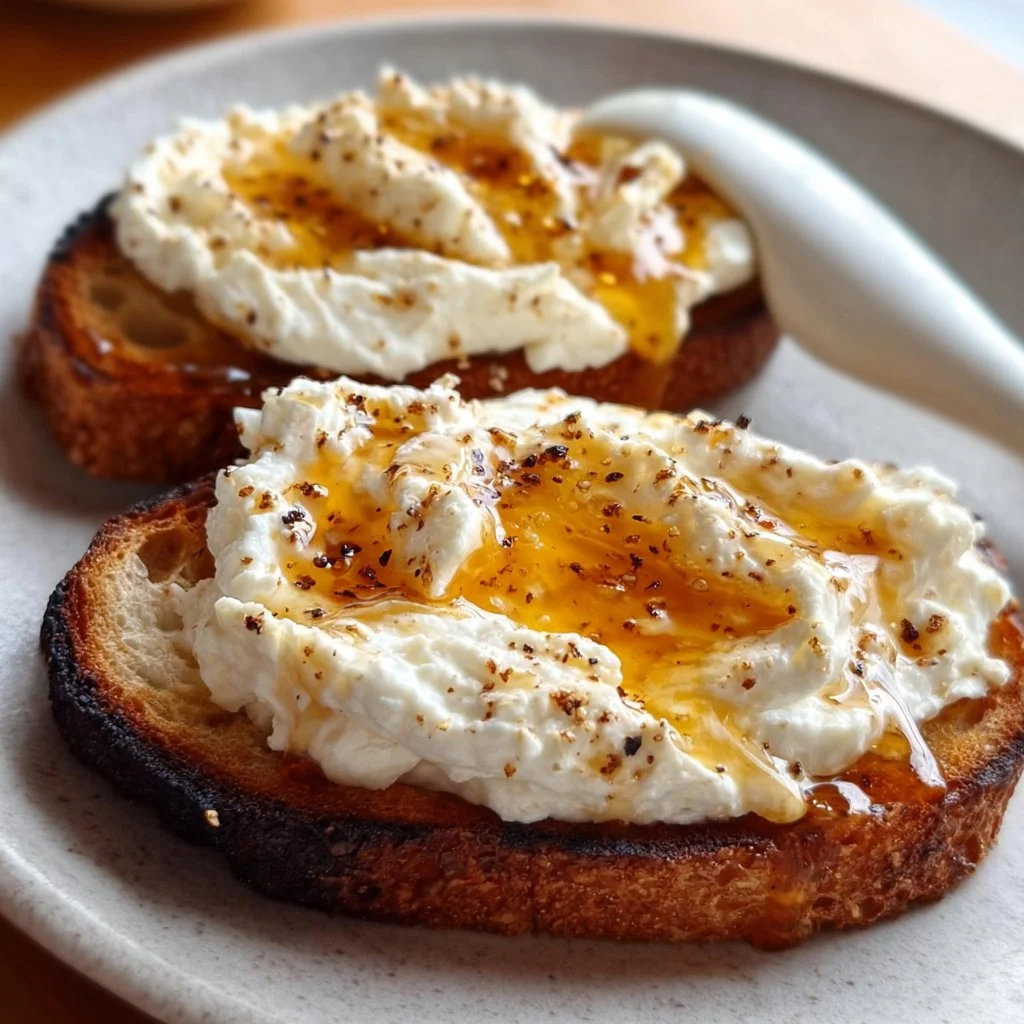 Whipped Ricotta Honey Toast 2 Whipped Ricotta Honey Toast Recipe